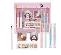 Kustimantu Set trucco per donne, set di trucco di bellezza professionale multiuso per donne, strumento cosmetico leggero per anniversari, compleanni, Capodanno, San Valentino,