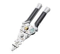 Kustimantu Spellacavi elettrici,Strumento multifunzione Elettrico Per Spelatura - Dispositivo Portatile Per Pressatura Taglio Cablaggio Elettricista