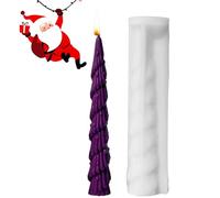 Kustimantu Stampi in silicone per candele - 3D Cristo Albero di Natale | Artigianato Stampo in resina decorazioni natalizie per pasta di cioccolato E