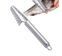 Kustimantu Strumento di rimozione di pesce, raschietti per pesce, utensili in acciaio inox per cucinare frutti di mare preparazione in campeggio ristorante chef familiare