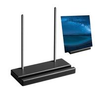 Kustimantu Supporto per album da record in legno, stand per display per album | LP,Scheda per cartolina del libro Photo Platter Faots Stand Decorative