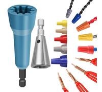 Kustimantu Utensile di torsione del filo per trapano - spelafili per trapano,connettore per lavori elettrici automobilistici edili elettricisti sanitari