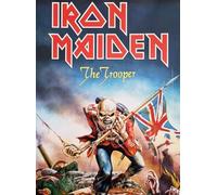 KUSTOM ART Poster Decorativo da Parete Serie Cantanti Celebri Iron Maiden The Trooper Stampa Artistica su Cartoncino 40x30cm Senza Cornice
