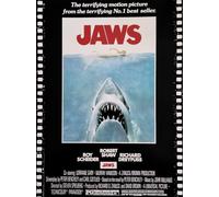 KUSTOM ART Poster Decorativo da Parete Serie Locandine Film Celebri Jaws Lo Squalo Stampa su Cartoncino 40x30cm Senza Cornice