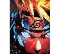 KUSTOM ART Poster Decorativo da Parete Serie Manga e Anime Naruto Uzumaki Stampa Artistica su Carta Patinata 40x30 cm Senza Cornice