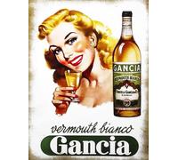 KUSTOM ART Poster Decorativo da Parete Serie Pubblicità Vintage Vermouth Stampa Artistica su Carta Patinata 40x30 cm Senza Cornice