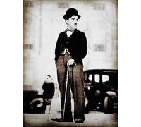 KUSTOM ART Poster Serie Scene da Film Celebri Charlie Chaplin Charlot (Il Circo - The Circus) Stanley Kubrick Shelley Duvall Stampa STILE VINTAGE su Carta Patinata 40x30 cm.