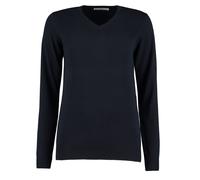 Kustom Kit Arundel Top in Maglione Scollo a V Manica Lunga Donna (RW9776)