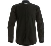 Kustom Kit - Camicia con Collo alla Coreana - Uomo (XXL) (Nero)