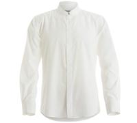 Kustom Kit Camicia con Collo alla Coreana - Uomo (M) (Bianco)