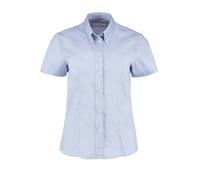 Kustom Kit Camicia da donna a maniche corte su misura KK701-Corporate Oxford Blo