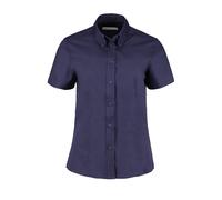 Kustom Kit Camicia da donna a maniche corte su misura KK701-Corporate Oxford Blo
