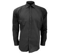 Kustom Kit - Camicia Manica Lunga Taglio Stretto - Uomo (BC2684)