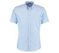 Kustom Kit Camicia Oxford Cotone Twill Slim Fit Maniche Corte Non-Iron