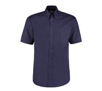 Kustom Kit Corporate Oxford Camicia a maniche corte KK109-Button Giù Collare Cam