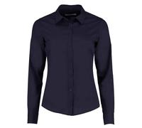 Kustom Kit Donna Manica Lunga su Misura Popeline Facile Ferro Camicia Camicetta