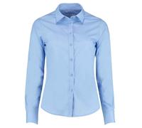 Kustom Kit Donna Manica Lunga su Misura Popeline Facile Ferro Camicia Camicetta