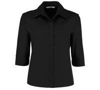 Kustom Kit Donna Tailored Fit 3/4 Manica Continental Blouse KK715 - Slim Fit