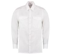 Kustom Kit Pilota uomo Epaulettes Maglia a maniche lunghe KK134-Tailored Vestibi