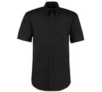 Kustom Kit Premium Manica Corta Facile Ferro Misto Cotone Camicia Oxford