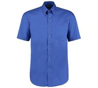 Kustom Kit Premium Manica Corta Facile Ferro Misto Cotone Camicia Oxford