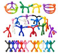 KutaKuta 20 Pezzi Omini Magnetici per Bambini, Giochi Magnetici da Viaggio | Colorati Calamite Frigo, Divertenti Gioco Calamite Magnetiche per Bambini Adulti Ufficio Scuola Casa Frigo Lavagna Magnetica