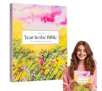 KutaKuta A Beautiful Year In The Bible For Women - Diario di studio biblico 52 settimane di studio biblico per donne, quaderno manuale religioso per studiare la Bibbia cristiana, rafforzare la fede e