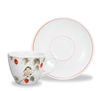 Kutani Oggetto Giapponese Caffè Coppa E Saucer Set Porcellana Toshito