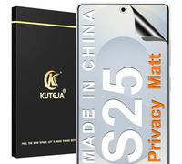Kuteja Matt Privacy - Pellicola protettiva in TPU per Samsung Galaxy S25 [2 pezzi], protezione da sguardi indiscreti a 28°, anti-impronte, anti-riflesso