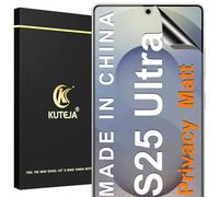 Kuteja Matt Privacy - Pellicola protettiva in TPU per Samsung Galaxy S25 Ultra [2 pezzi], protezione da sguardi indiscreti a 28°, anti-impronte, anti-riflesso