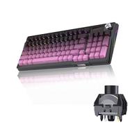 KUTETHY KY95 Tastiera meccanica wireless al 98%, schermo LCD e manopola, Tri-Mode BT5.0/2.4GHz/USB-C Hot Swap, switch lineari Kailh pre-lubrificati, tastiera da gioco RGB a 95 tasti (gradiente
