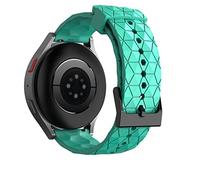 KUTEWEU 22mm Cinturino Compatibile con Galaxy Watch 3 45mm/Galaxy Watch 46mm/Gear S3 Classic Straps,20mm Cinturino in Silicone per Galaxy Watch5 Pro/Galaxy Watch5 40mm/Watch4 (20mm, Verde Acqua)