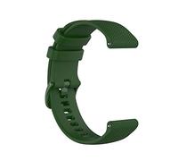 KUTEWEU Bracciale Compatibile con Garmin Venu 2 Plus Cinturino,20mm Sgancio Rapido Silicone Strap Chiusura in Acciaio Inossidabile per Garmin Vivomove Sport/Garmin Forerunner158/Forerunner55 (verde)