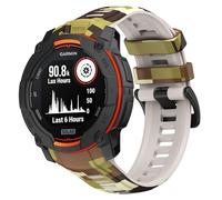 KUTEWEU Cinturino Compatibile con Garmin Instinct 3, Silicone Cinturini di Ricambio Bracciale Sport Watchband per Garmin instinct3 Smartwatch Accessori (Marrone, Instinct3 50mm)