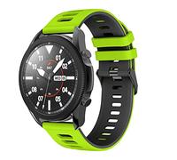 KUTEWEU Cinturino Compatibile con Huawei Watch GT3 46mm/Watch GT2 46mm/GT 2e Straps Galaxy Watch3/Gear S3 Classic/Gear S3 Frontier, 22mm Cinturino in Silicone (Verde Nero)