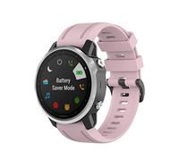 KUTEWEU Cinturino per Garmin Fenix 7S/Fenix 7S Pro/Epix Pro 42mm, Silicone Cinturini di ricambio per Fenix 7S Solar/Fenix 7S Sapphire Solar/Fenix 5S/Fenix 6S/Fenix 6S Pro/Fenix 5S Plus (Rosa)