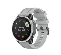 KUTEWEU Cinturino per Garmin Fenix 7S/Fenix 7S Pro/Epix Pro 42mm, Silicone Cinturini di ricambio per Fenix 7S Solar/Fenix 7S Sapphire Solar/Fenix 5S/Fenix 6S/Fenix 6S Pro/Fenix 5S Plus (Grigio)