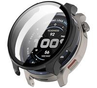 KUTEWEU Custodia Compatibile con Amazfit Balance 2, Cover in Silicone con Protezione Schermo Silicone Cover di Ricambio Custodia per Amazfit Balance 2 Smartwatch Accessori (Nero)