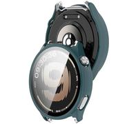 KUTEWEU Custodia Compatibile con OnePlus Watch Lite Case, Cover in Silicone con Protezione Schermo Bumper di Ricambio Custodia per Oppo Watch S Smartwatch Accessori (2 Pezzi Verdi)