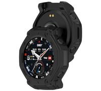 KUTEWEU Custodia Compatibile con T-Rex3 Pro 48mm, Silicone Portable Cover di Ricambio per Custodia Protettiva Antiurto e Infrangibile per T-Rex3 Pro 48mm Smartwatch Accessori (2 Pezzi Nero)