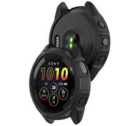 KUTEWEU Custodia per Garmin Forerunner 265 Cover, TPU di Ricambio Custodia Protettiva Colore in Silicone Case Bummper Protettiva Antiurto e infrangibile per Garmin Forerunner 265 (2 Pezzi Nero)