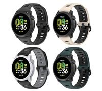 KUTEWEU Silicone Cinturino per Realme Watch 5/Coros Pace 4 Strap, Cinturini di Ricambio Bracciale 22mm Watchband ricambio Bracelet per Xiaomi Watch5/Galaxy Watch3 45mm Smartwatch (4 Pezzi)