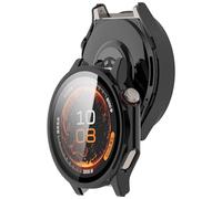 KUTEWEU Silicone Custodia Compatibile con Oppo Watch X3, Portable Cover di Ricambio per Custodia Protettiva Antiurto e Infrangibile per Oneplus Watch 4 Smartwatch Accessori (2 Pezzi Neri)