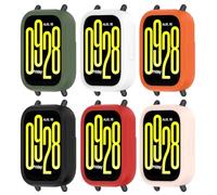 KUTEWEU Silicone Custodia Compatibile con Redmi Watch 5 Lite, Portable Cover di Ricambio per Custodia Protettiva Antiurto e Infrangibile per Redmi Watch5 Lite Smartwatch Accessori (6 Pezzi-A)