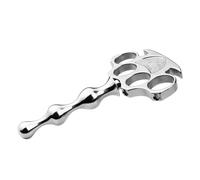 Kutocesy Design con Anello per Dito Dilatatore Massiccio per l'uretra, Dilatatori Uretrali per Uomini in Acciaio Inox 304 con Perle, Sex Toy BDSM Removibile per la Masturbazione Maschile (S)
