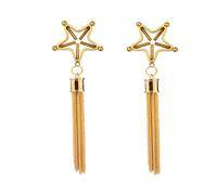 Kutocesy Pinze Capezzoli Regolabili SM Sex Toys Bondage Fetish Morsetti per capezzoli regolabili per coppie estreme Donne e uomini Catena per capezzoli con design a nappa (golden peach)