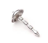 Kutocesy Plug Uretrale in Metallo per Uomo con Copriglande Dilatatori Giocattolo Dilatatore Uretrale Pene per Allenamento Urinario (L)