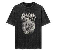Kutog AxeWound Skull Unisex T-Shirt Printed Tee Black Mens Top Shirt XXL