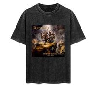 Kutog Ayreon Into The Electric Castle Unisex T-Shirt Printed Tee Black Mens Top Shirt S