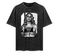 Kutog Baby Mugshot Devils Rejects Horror Movie Unisex T-Shirt Printed Tee Black Mens Top Shirt S